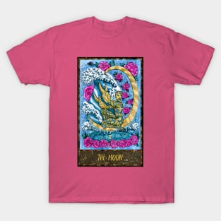 The Moon. Magic Gate Tarot Card Design. T-Shirt